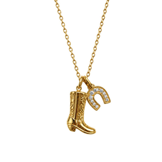 Lucky Boots Necklace