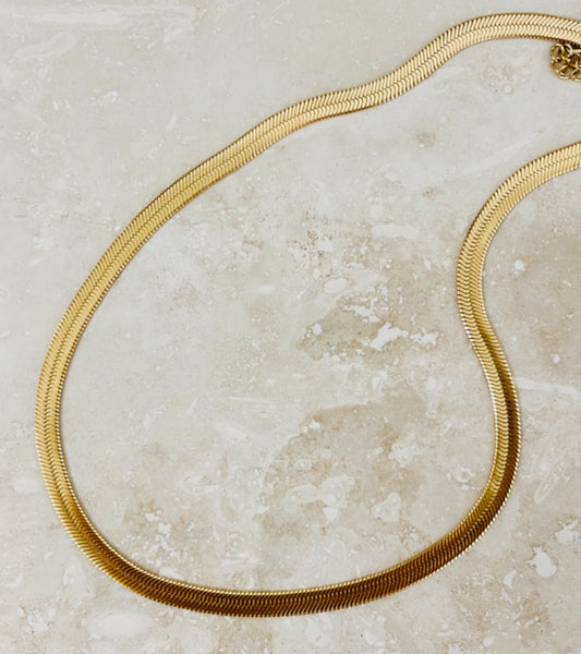 Herringbone Chunky Necklace