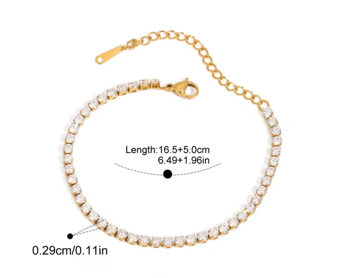 Elisa Tennis Bracelet