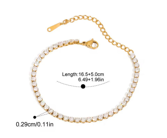 Elisa Tennis Bracelet