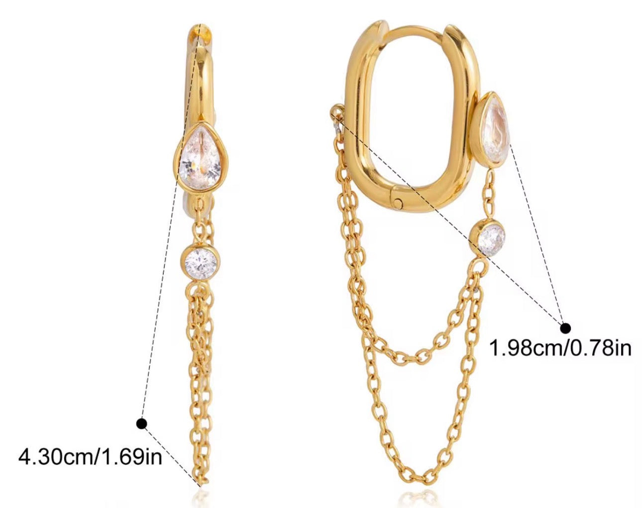 Aria Hoop Earrings