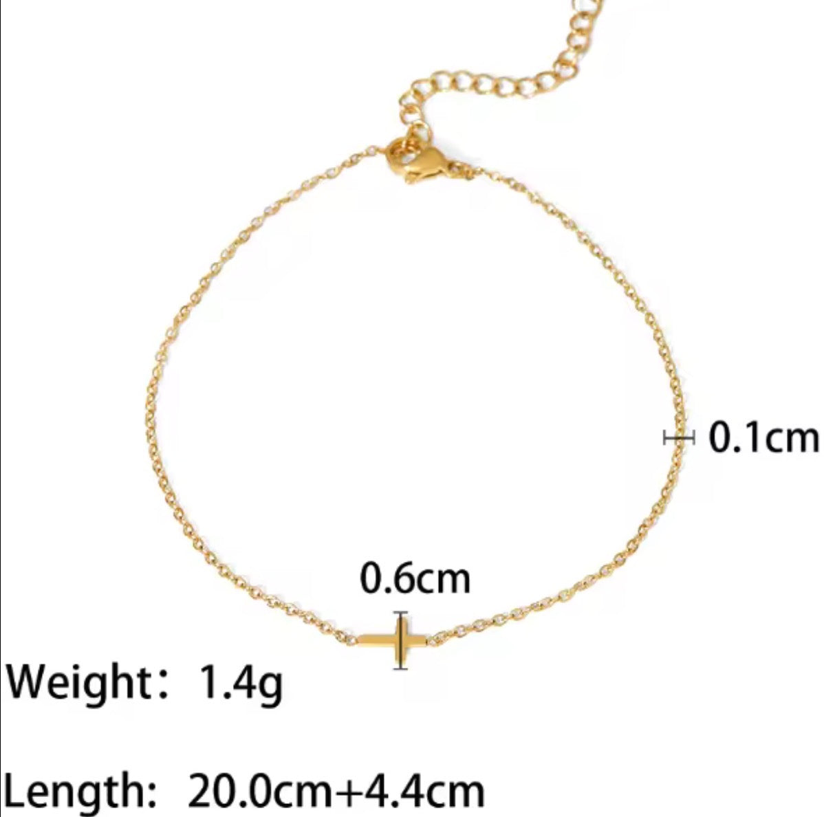 Cross Anklet