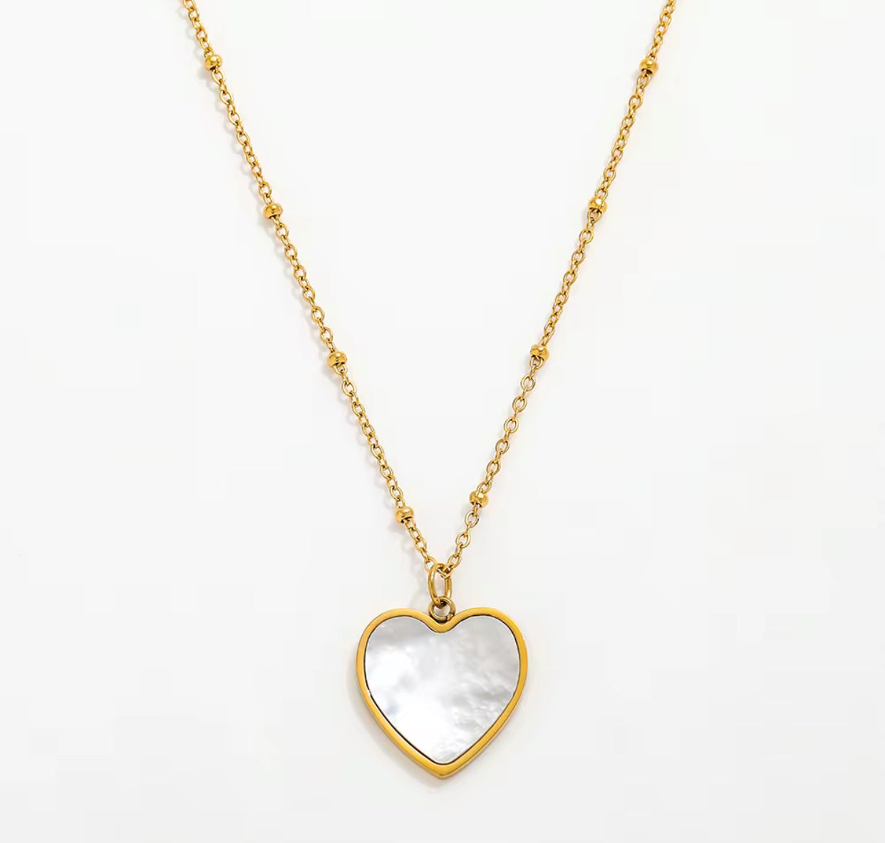 Pearl Heart Necklace