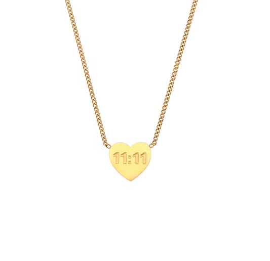 Eleven Heart Necklace