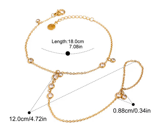 CZ Hand Chain