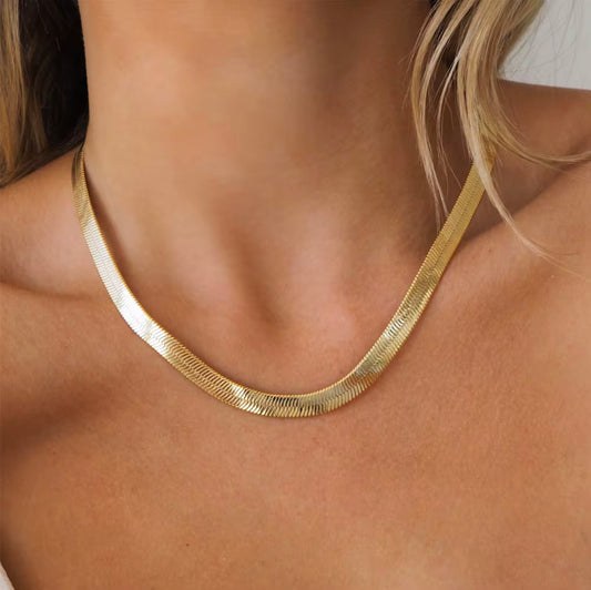 Herringbone Chunky Necklace
