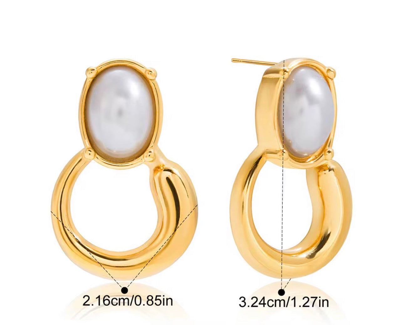 Vintage Pearl Earrings