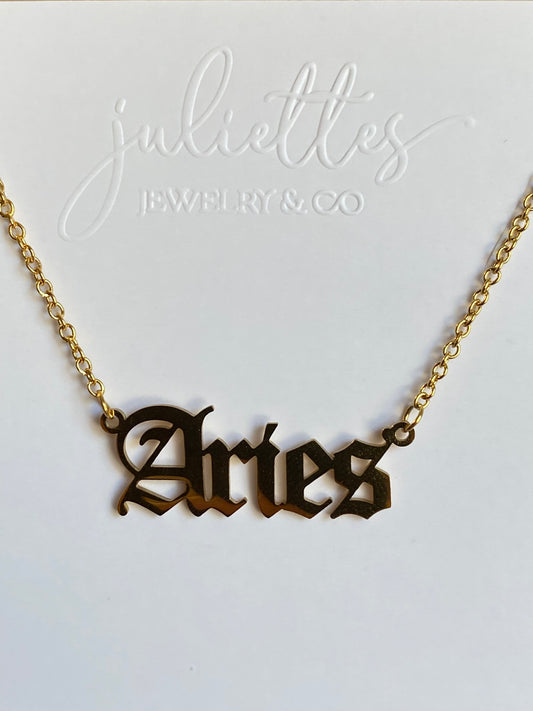 Zodiac Necklace